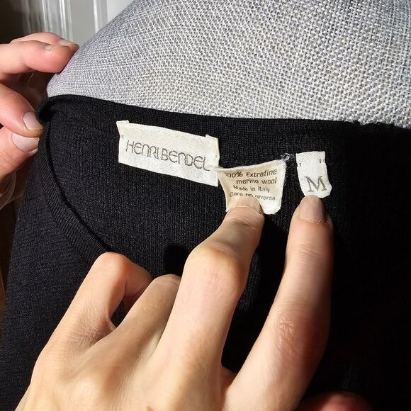 HENRI BENDEL vintage wool sweater - Picture 4 of 4